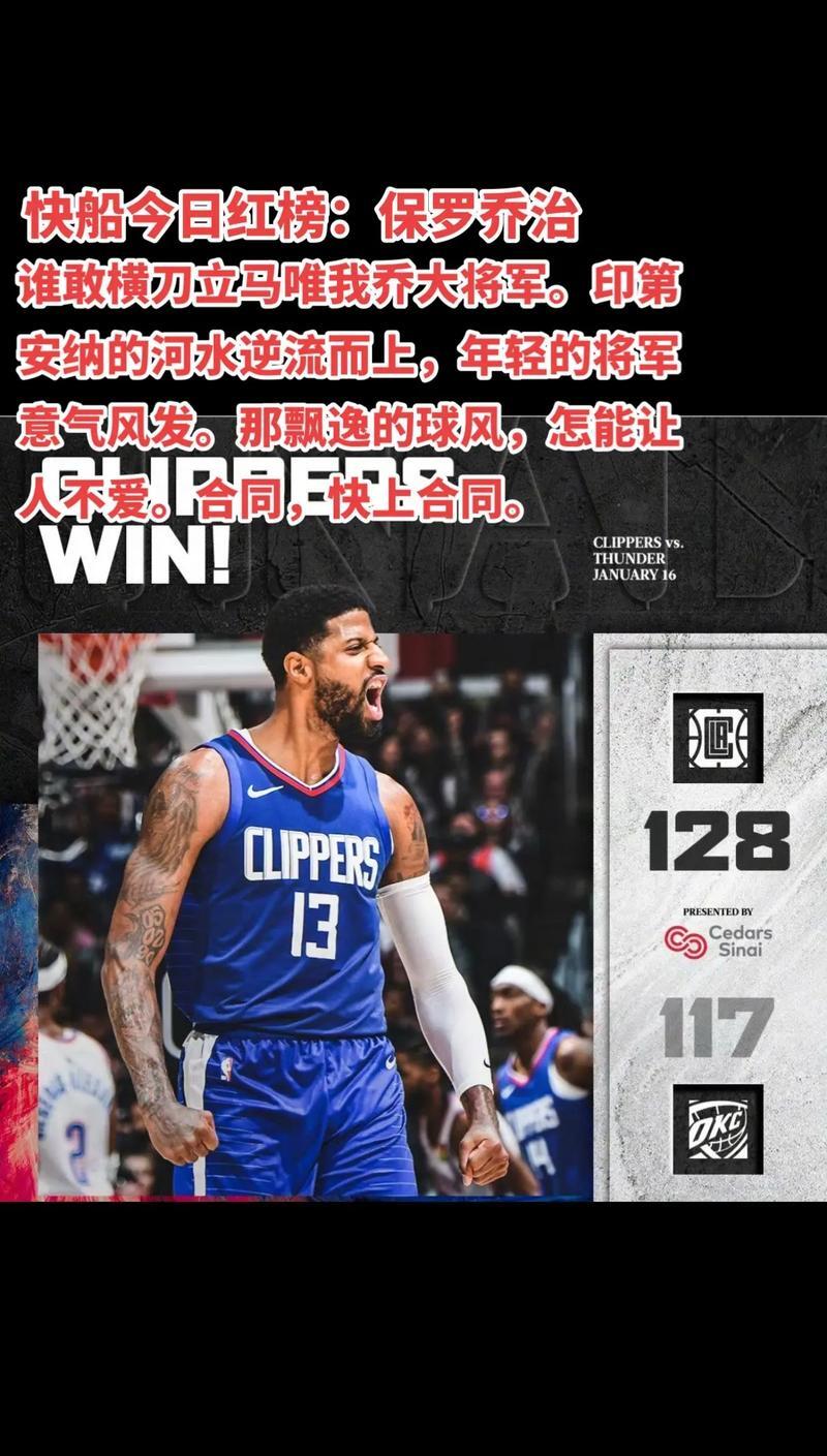 快船客场止连败，主帅盛赞球队表现